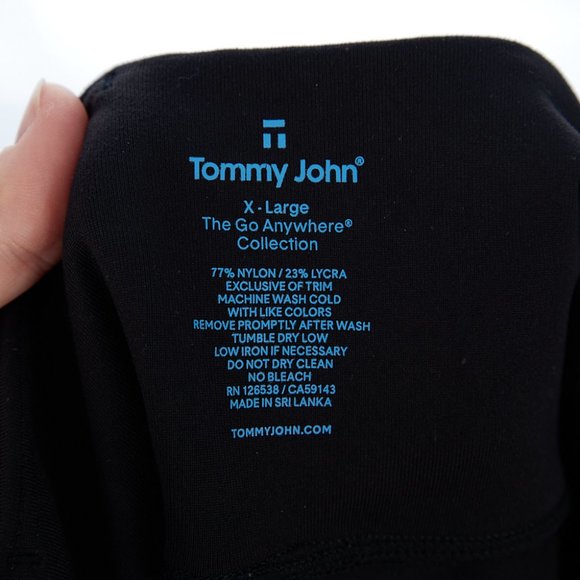 Tommy John Go Anywhere Black Leggings Women's Size XL - Picture 6 of 7